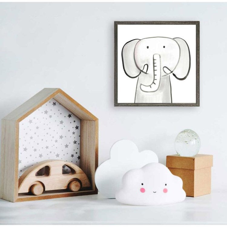 Wildlife Friends - Elephant Mini Framed Canvas