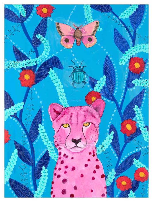 Leopard Beetle Butterfly Wall Art