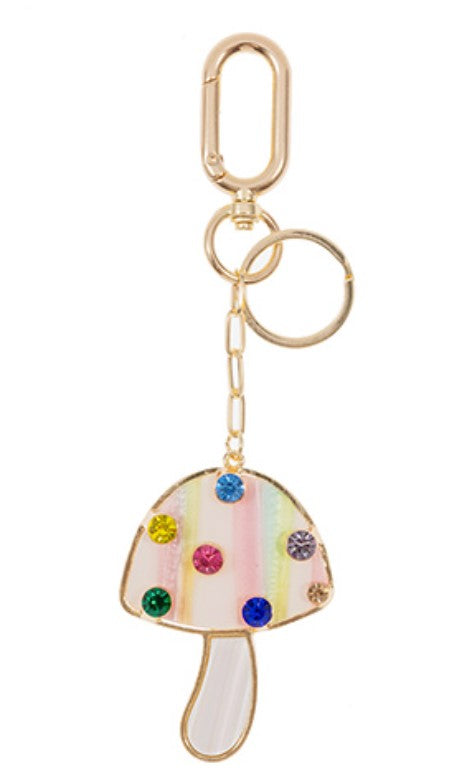 Mushroom Acetate Keychain