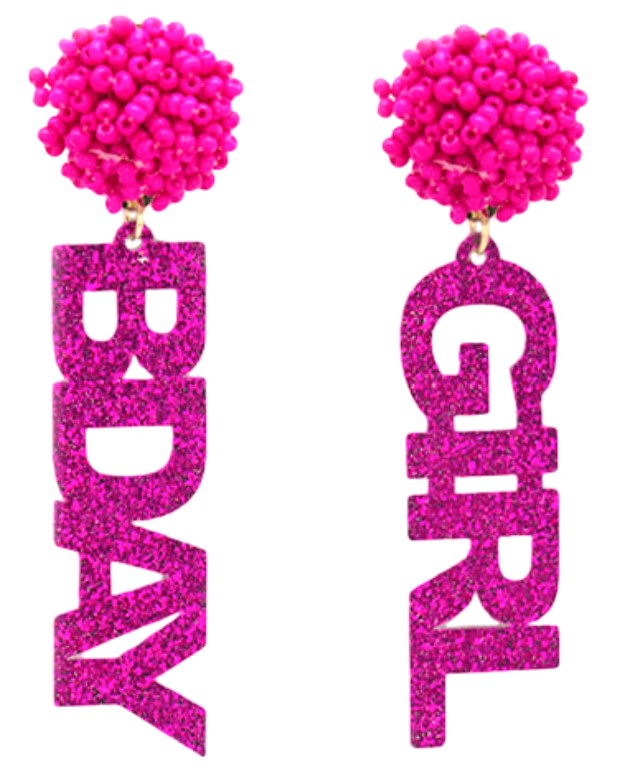 BDAY Girl Earrings