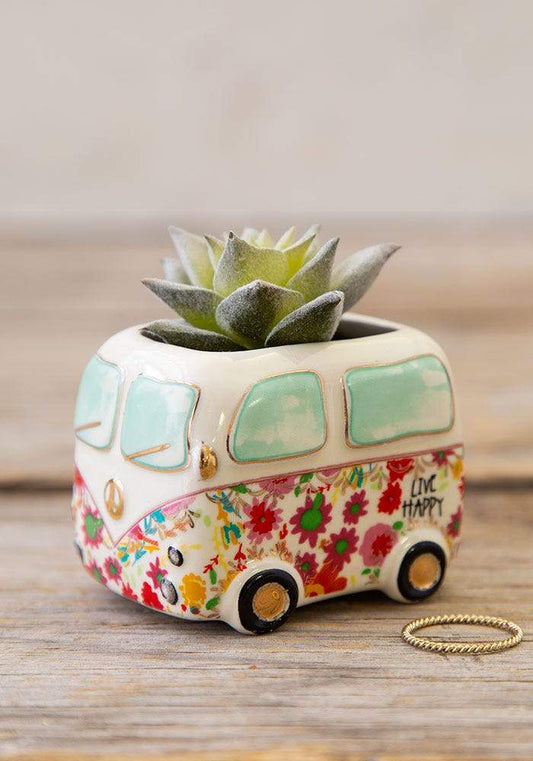 VW Van with Succulent