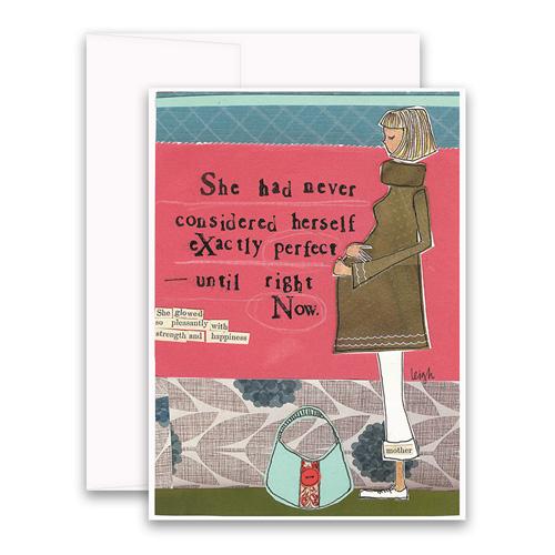 Exactly Perfect Pregnancy Card